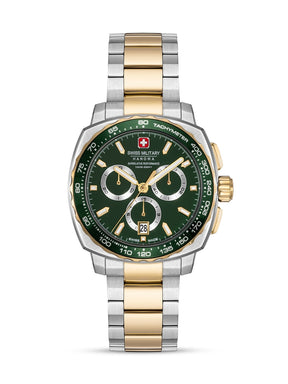 Swiss Military Hanowa SPEEDWELL Green Round Dial Chronograph Swiss Made Watch For Mens-SMWGI0006804