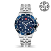 Swiss Military Hanowa SMWGI2100703 - Flagship X Chrono Swiss Made Blue Watch For Men