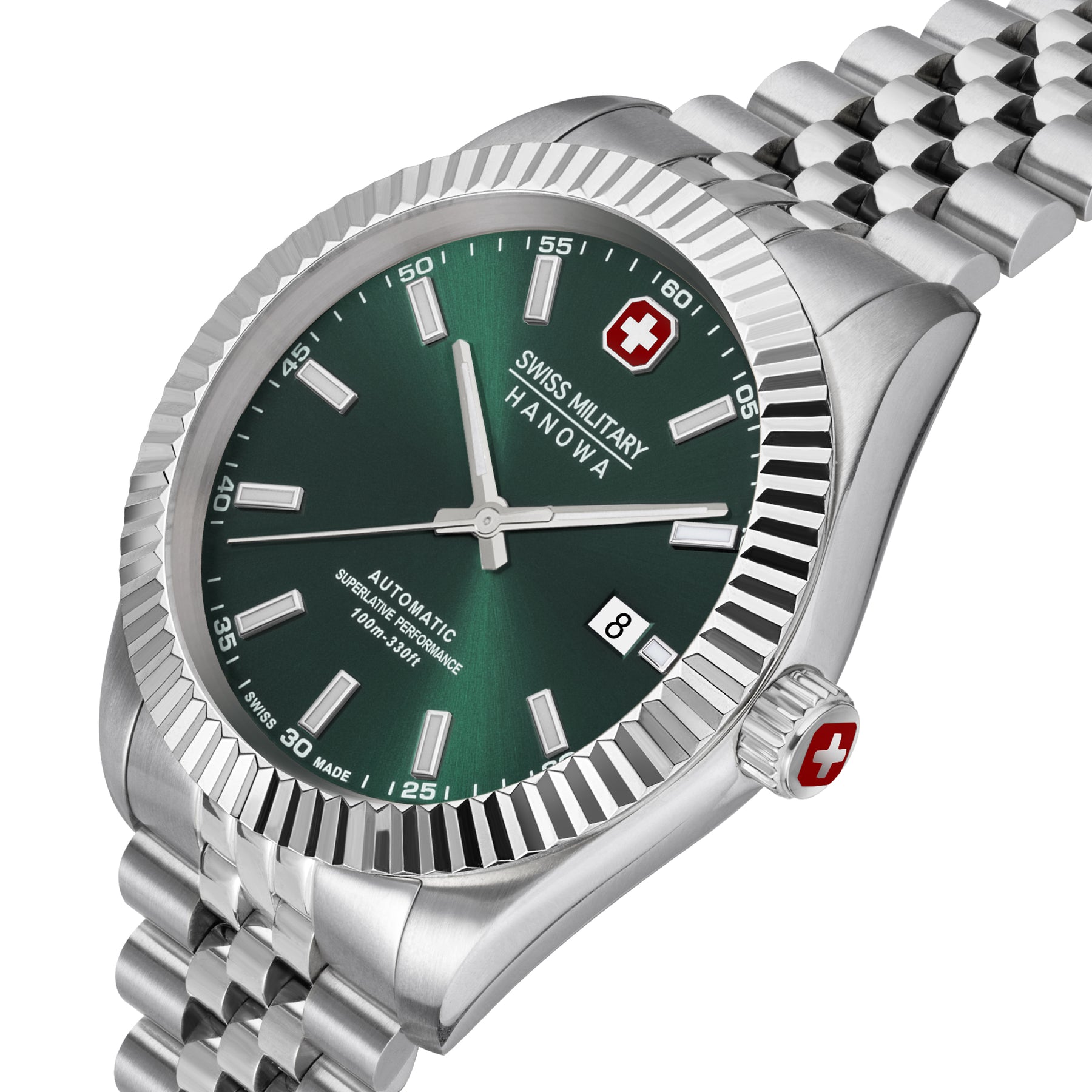 SWISS MILITARY HANOWA DILIGENTER OLIVE ROUND DIAL ANALOG WATCH FOR Men's SMWGL0002103