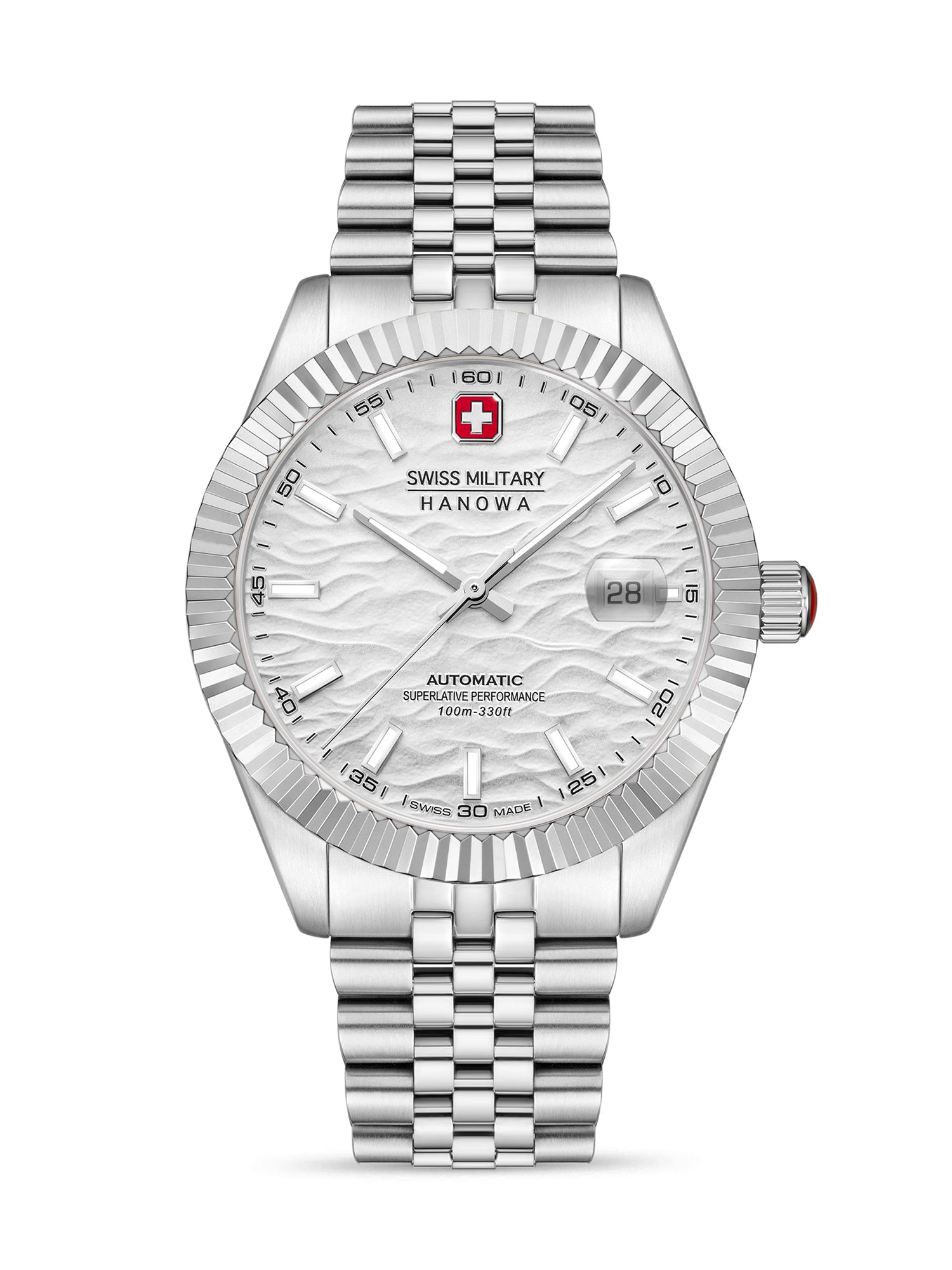 Swiss Military Hanowa SMWGL0005402 MASTER DILIGENTER - Swiss Made Round Silver Automatic - Watch for men