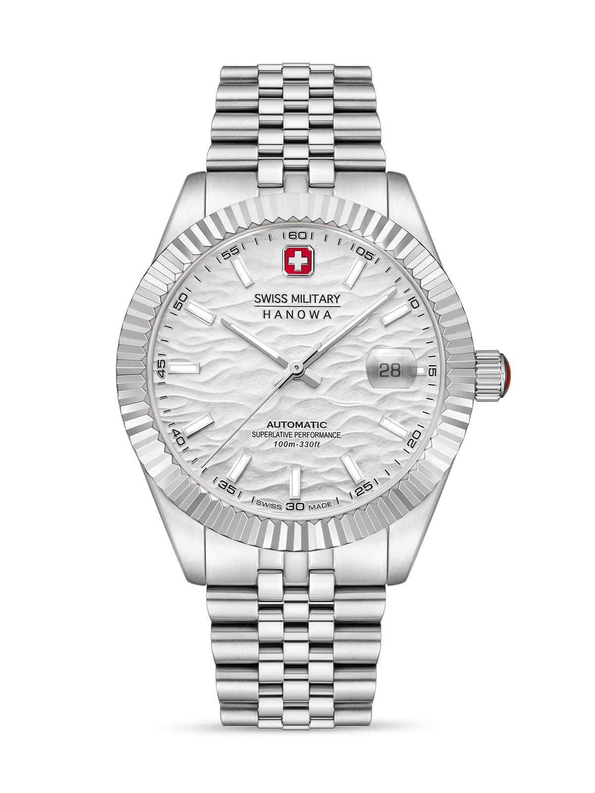 Swiss Military Hanowa SMWGL0005402 MASTER DILIGENTER - Swiss Made Round Silver Automatic - Watch for men