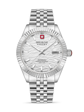 Swiss Military Hanowa SMWGL0005402 MASTER DILIGENTER - Swiss Made Round Silver Automatic - Watch for men