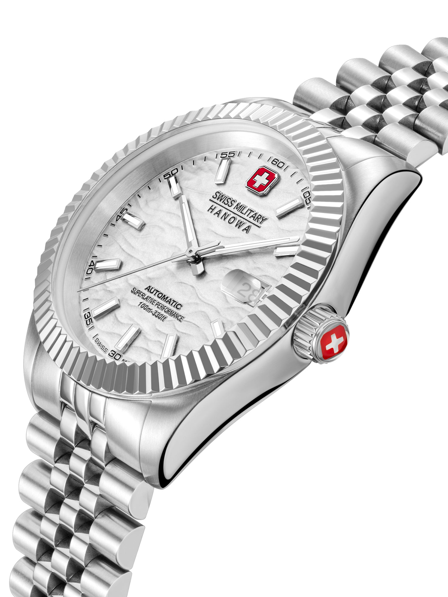 Swiss Military Hanowa SMWGL0005402 MASTER DILIGENTER - Swiss Made Round Silver Automatic - Watch for men