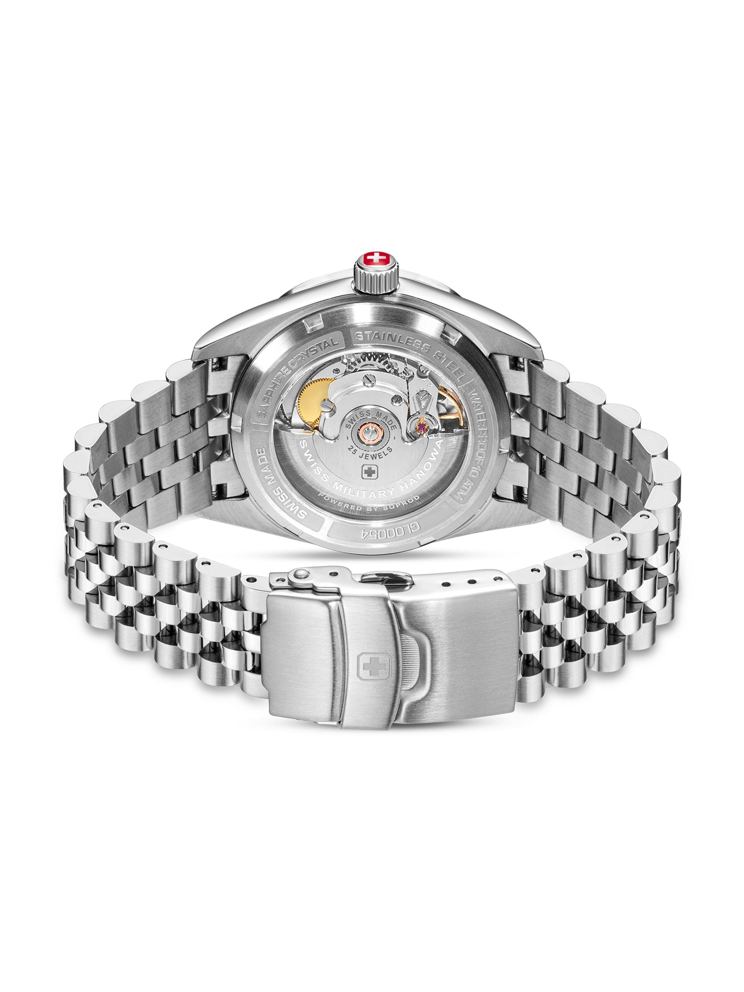 Swiss Military Hanowa SMWGL0005402 MASTER DILIGENTER - Swiss Made Round Silver Automatic - Watch for men