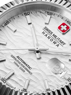 Swiss Military Hanowa SMWGL0005402 MASTER DILIGENTER - Swiss Made Round Silver Automatic - Watch for men