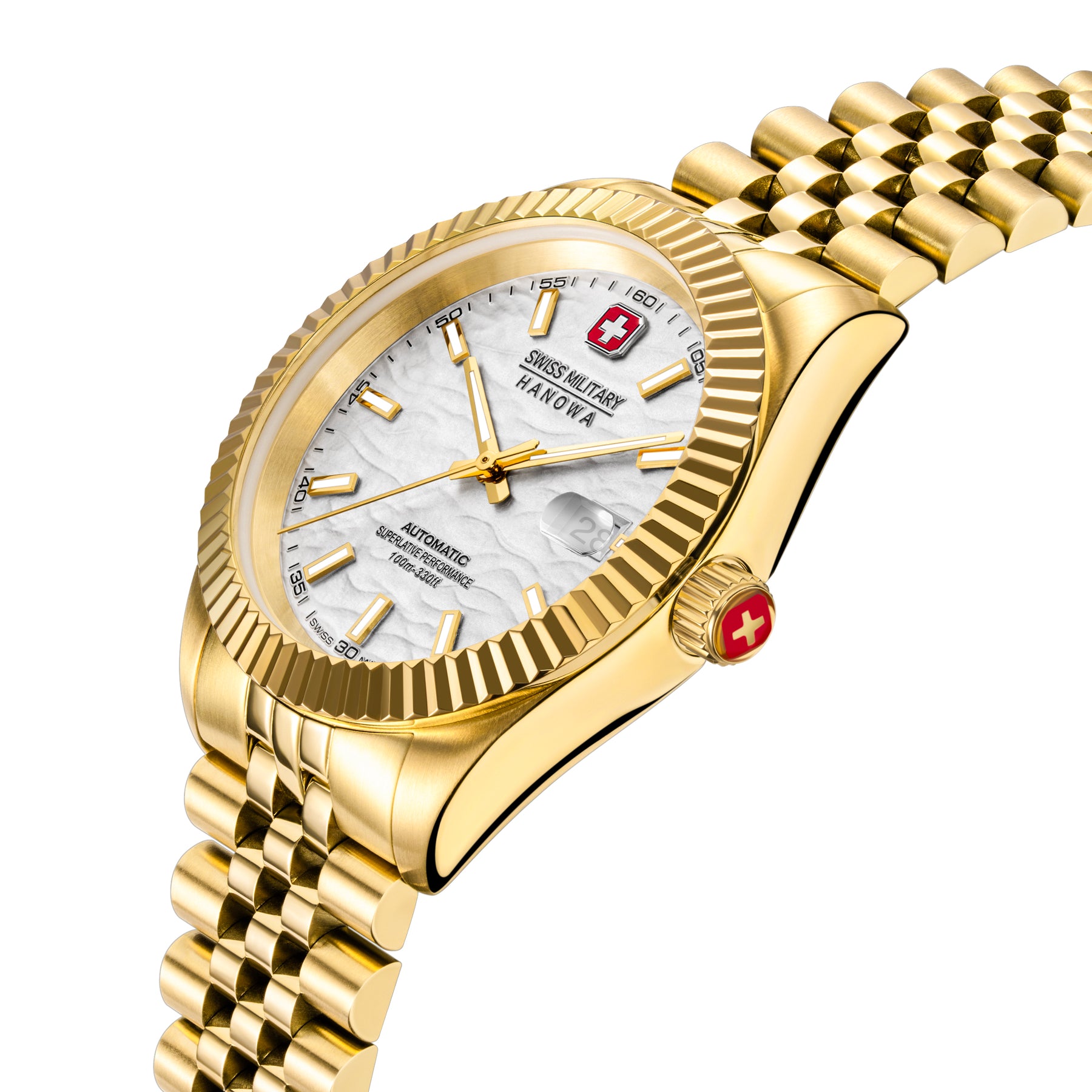 Swiss Military Hanowa SMWGL0005410 MASTER DILIGENTER - Swiss Made Round Silver Automatic - Watch for men