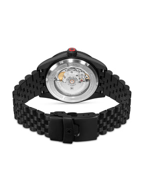 Swiss Military Hanowa SMWGL0005530 DARK NIGHT - Swiss Made Round Musou Black Automatic - Watch for men