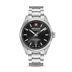 Swiss Military Hanowa SMWGL0006201 MAJESTIC PIONEER - swiss made Round Black Automatic - Watch for men