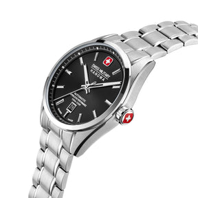 Swiss Military Hanowa SMWGL0006201 MAJESTIC PIONEER - swiss made Round Black Automatic - Watch for men