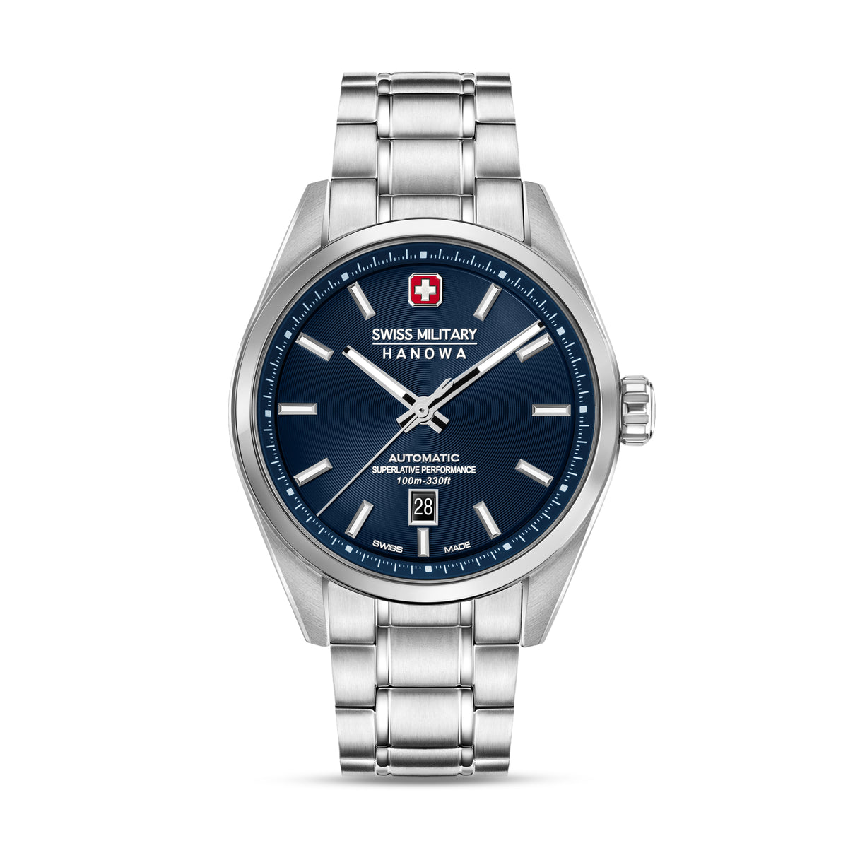 Swiss Military Hanowa SMWGL0006202 MAJESTIC PIONEER - swiss made Round Blue Automatic - Watch for men