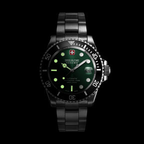 Swiss Military Hanowa SMWGL0006302 SEALORD - Swiss Made Round Green Automatic - Watch for men