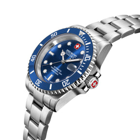 Swiss Military Hanowa SMWGL0006304 SEALORD - Swiss Made Round Blue Automatic - Watch for men