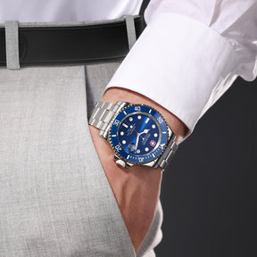 Swiss Military Hanowa SMWGL0006304 SEALORD - Swiss Made Round Blue Automatic - Watch for men