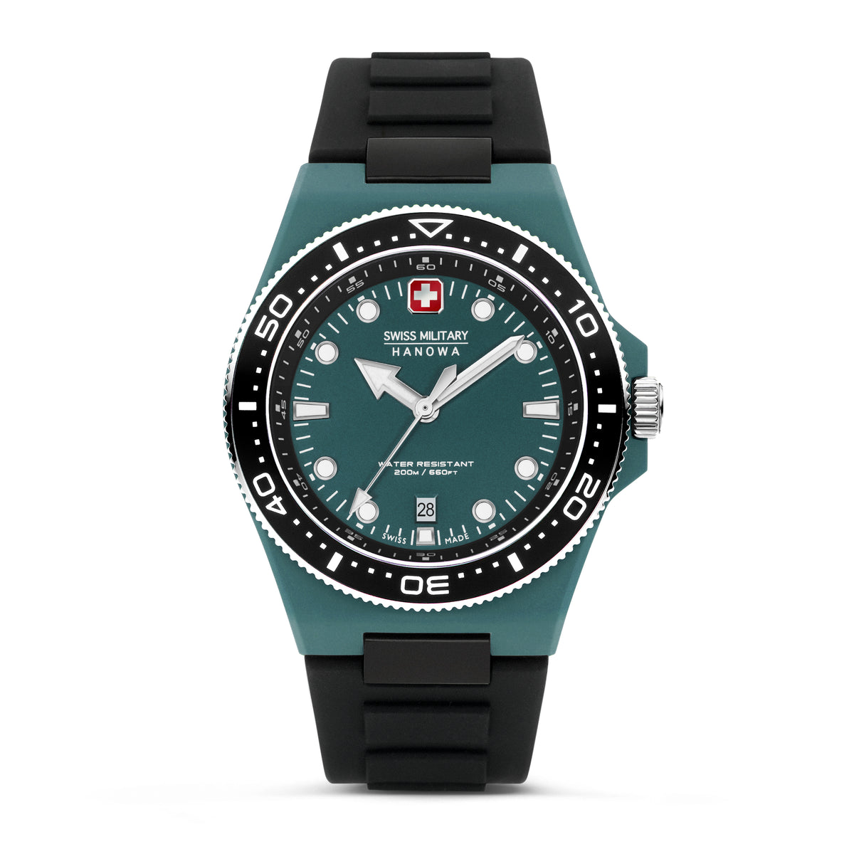Swiss Military Hanowa SMWGN0001185  - Swiss Made Round Green watch for men