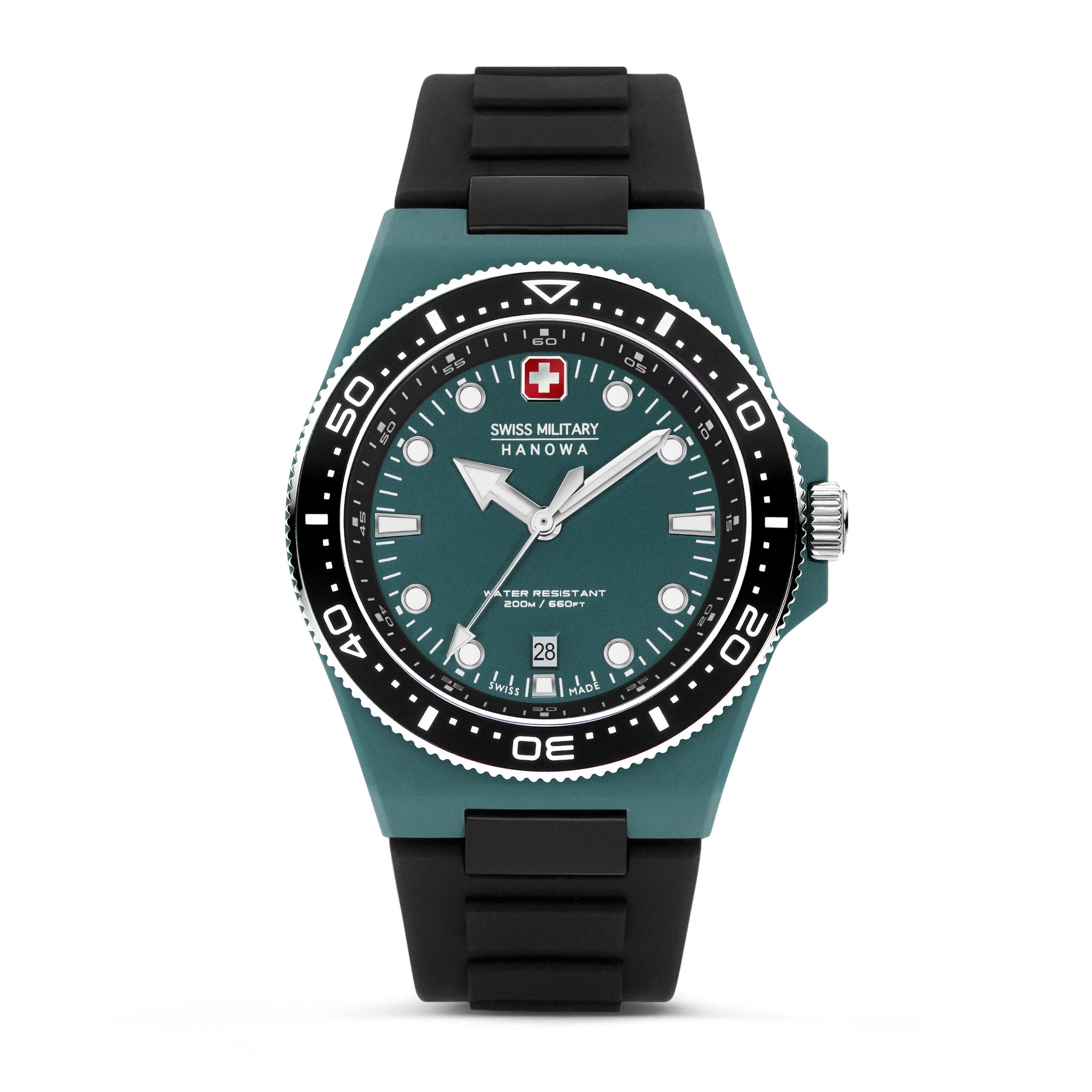 Swiss Military Hanowa SMWGN0001185  - Swiss Made Round Green watch for men