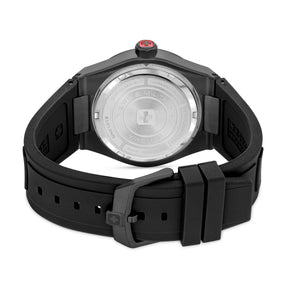 Swiss Military Hanowa SONORAN Quartz Movement SMWGN2101930 Black Dial Silicon Strap Men's Watch