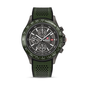 Swiss Military Hanowa SMWGO0003441  - Swiss Made Round Olive Chronograph - Watch for men