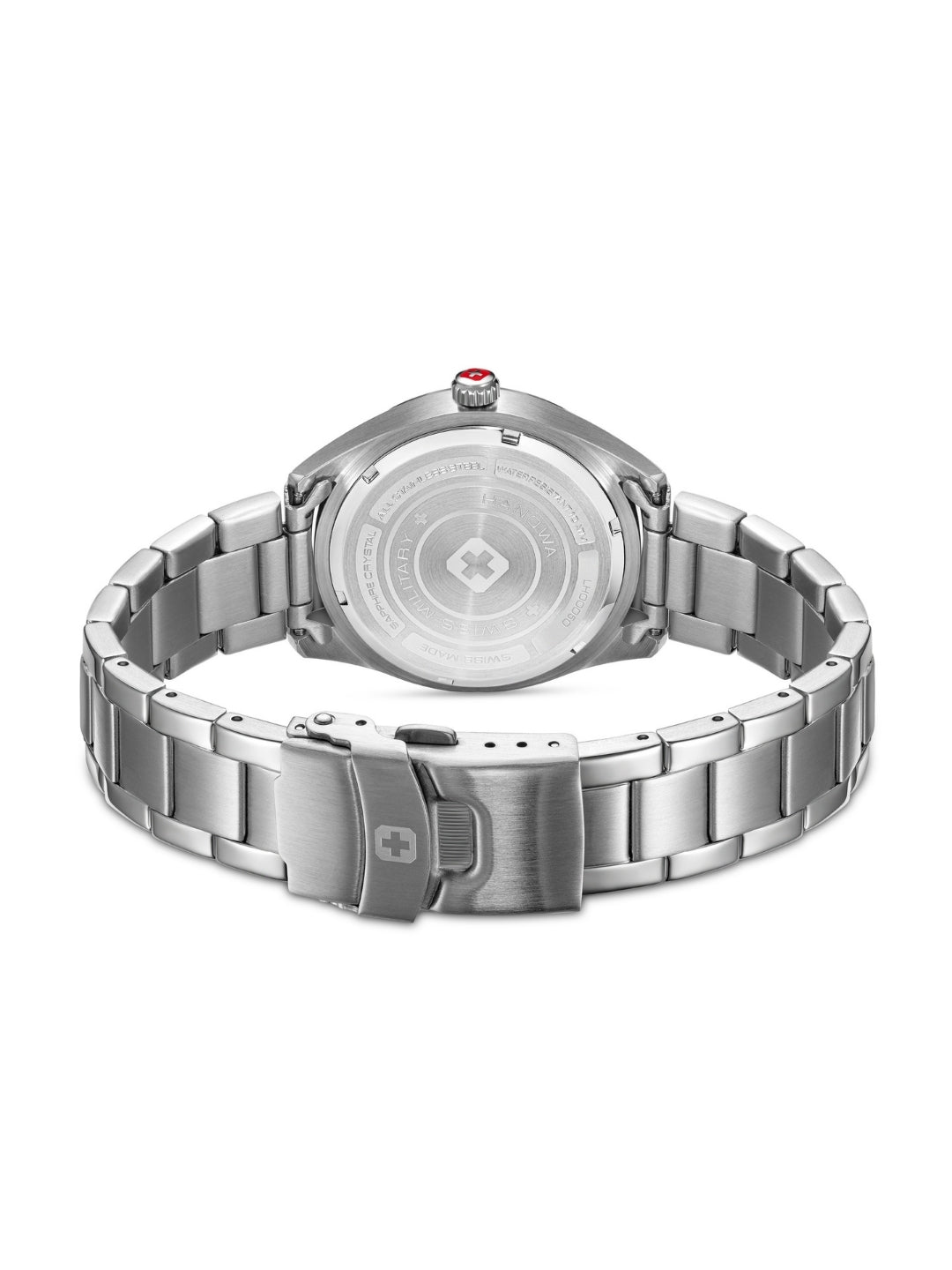 Swiss Military Hanowa Silver Dial Analogue Swiss Made Watch For Womens-SMWLH0005001