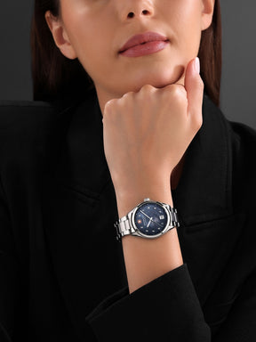 Swiss Military Hanowa Roadrunner Lady Sparkle Black Dial Analogue Swiss Made Watch For Womens-SMWLH0005002