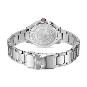 SMWLH0005302 Swiss Made Men's Watch with Blue Dial & Silver Stainless Steel Bracelet