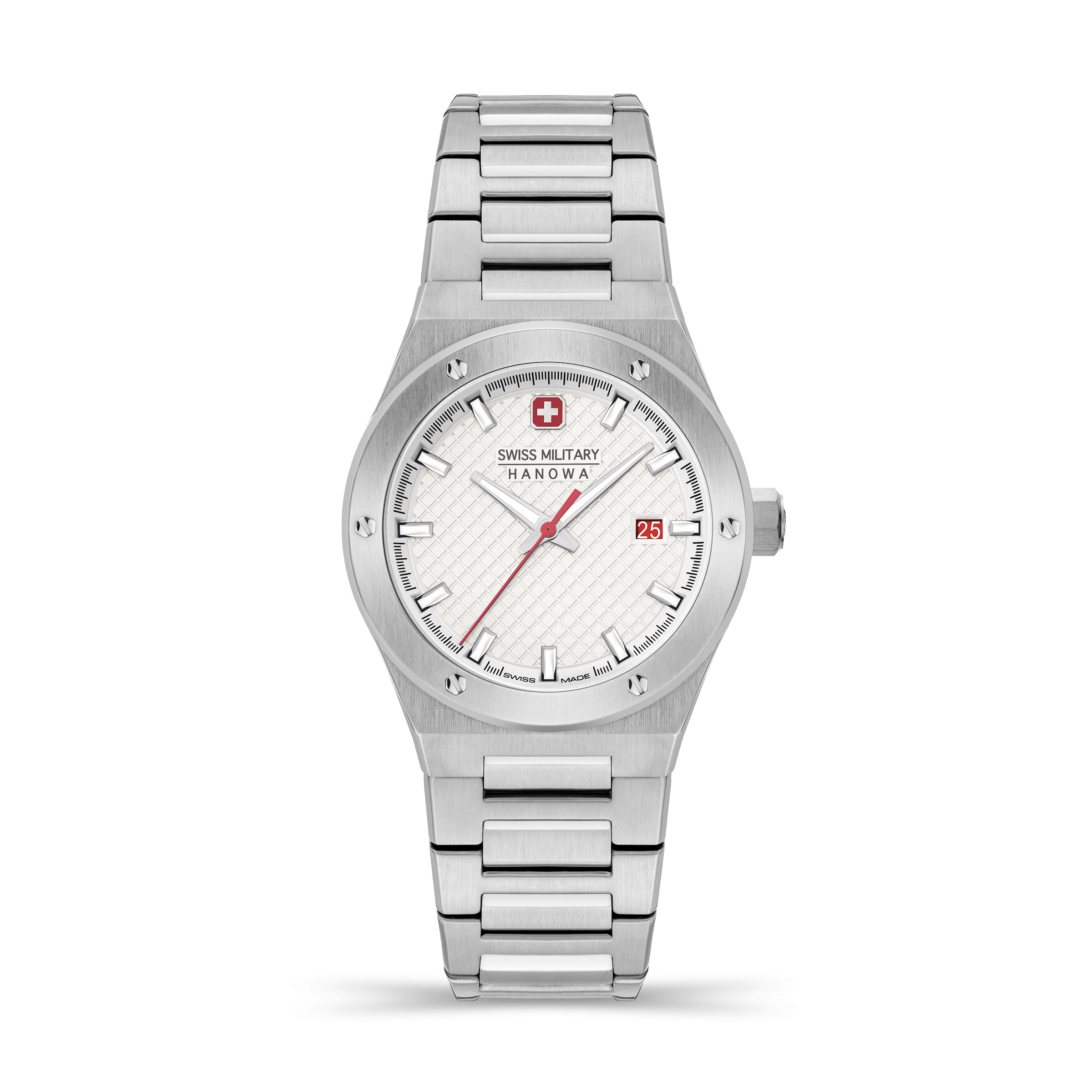 Swiss Military Hanowa Sidewinder Lady White Dial Analog Watch for Women - SMWLH2101801