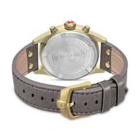 SWISS MILITARY HANOWA THUNDERBOLT CHRONOGRAPH GREY ROUND DIAL ANALOG WATCH FOR Men's SMWGC0000410