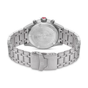 SWISS MILITARY HANOWA THUNDERBOLT CHRONO BLACK ROUND DIAL ANALOG WATCH FOR Men's SMWGI0000405