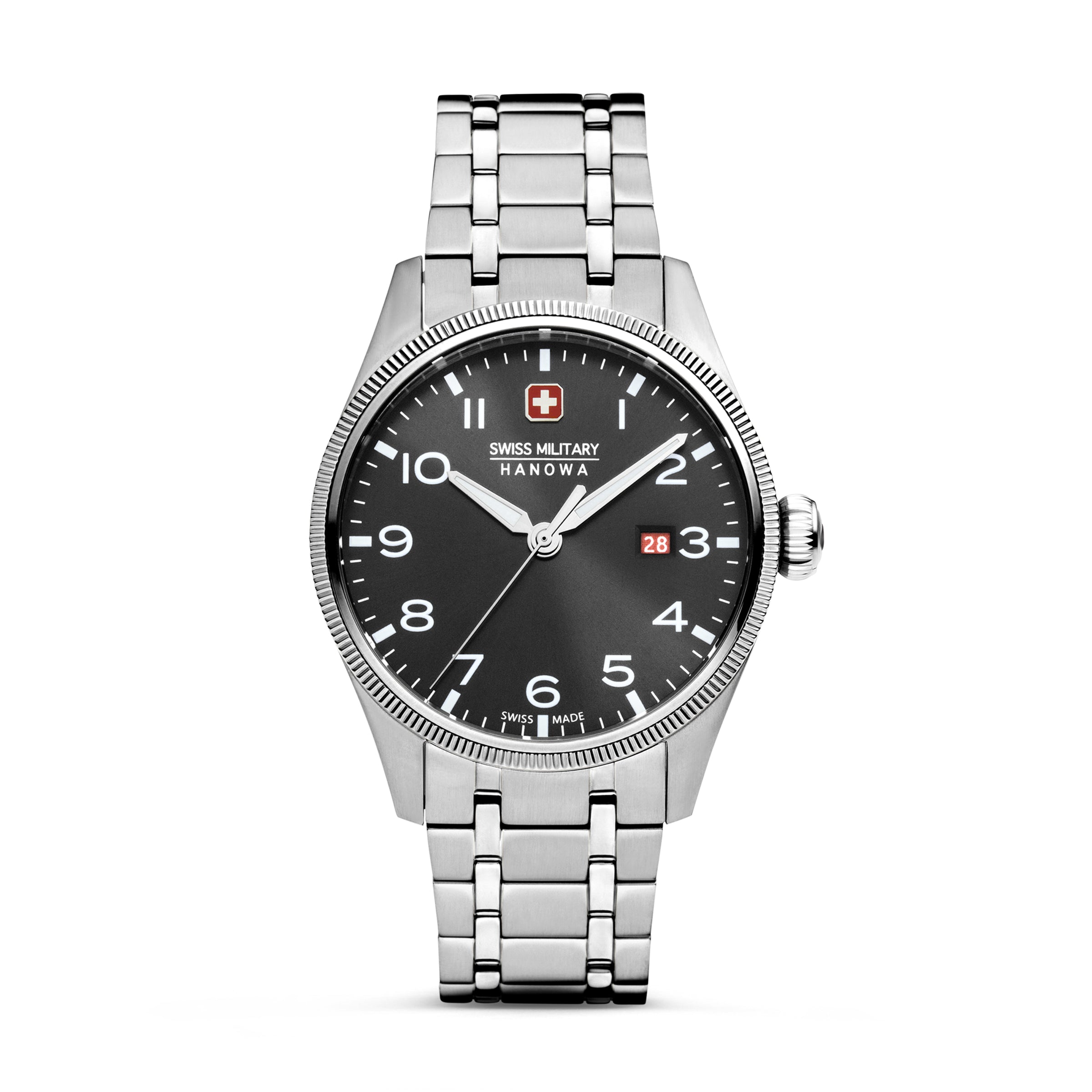 Swiss Military Hanowa Thunderbolt Black Dial Watch for Men - SMWGH0000801