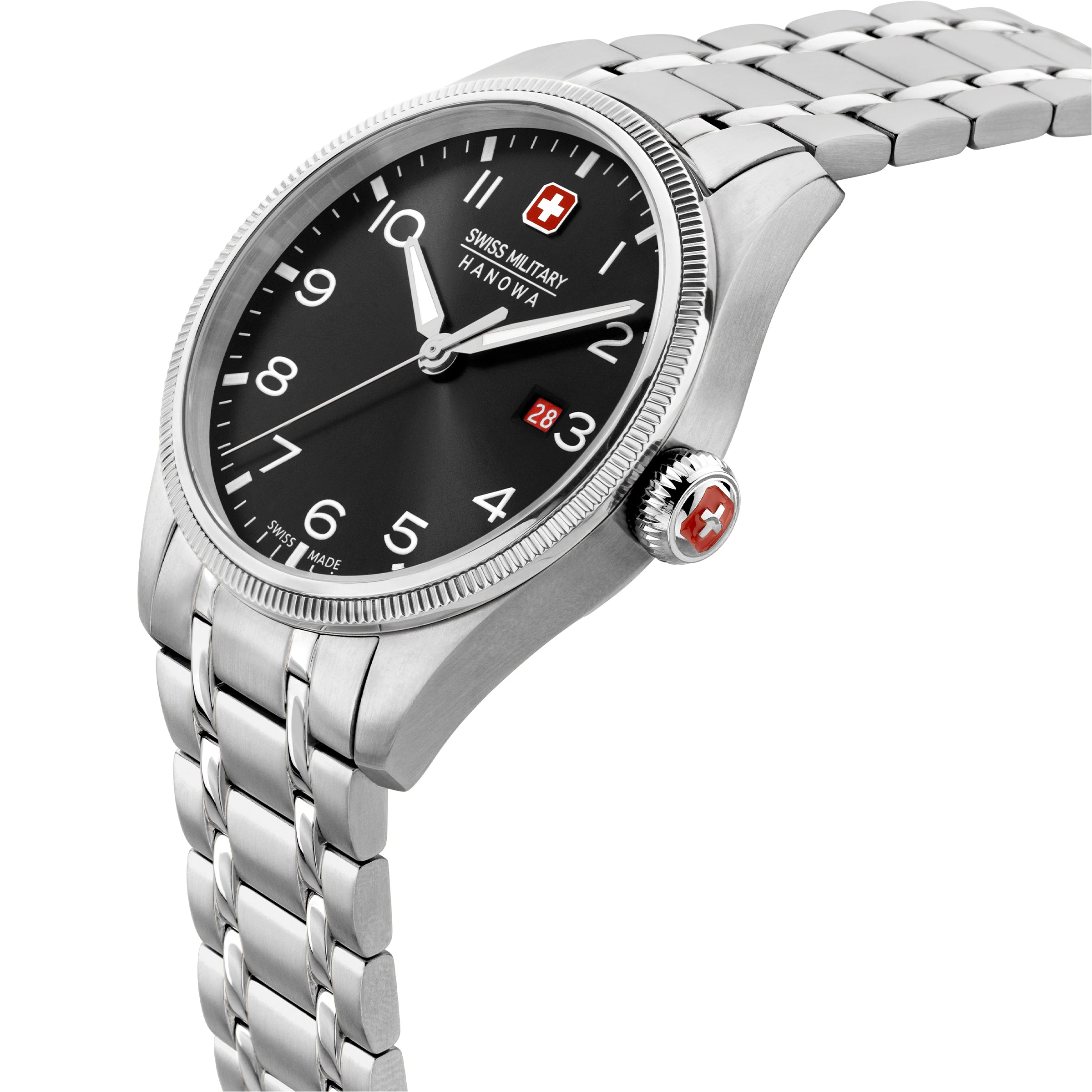 Swiss Military Hanowa Thunderbolt Black Dial Watch for Men - SMWGH0000801