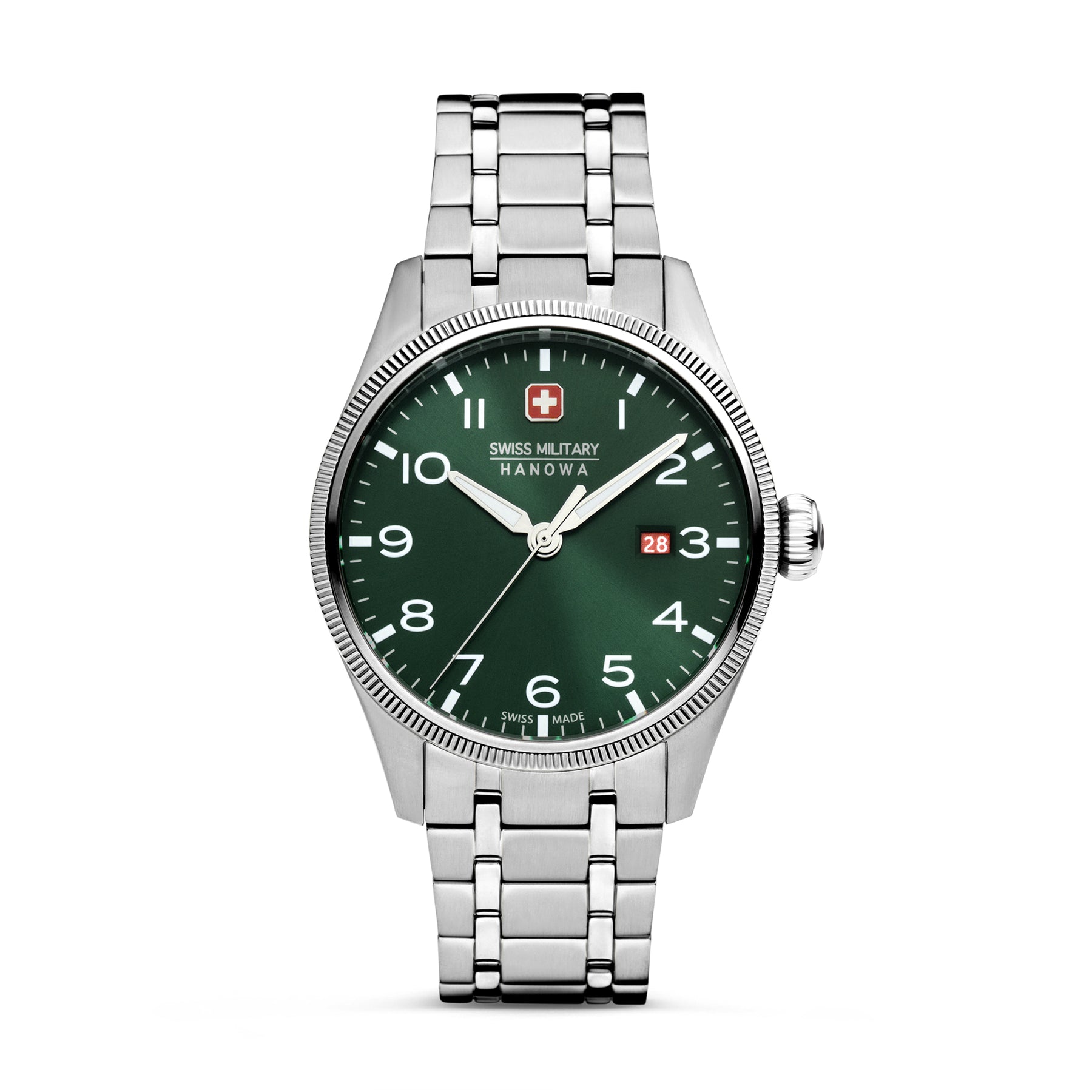 Swiss Military Hanowa Thunderbolt Green Dial Watch for Men - SMWGH0000803