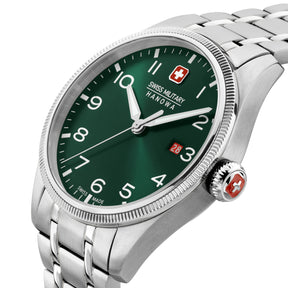 Swiss Military Hanowa Thunderbolt Green Dial Watch for Men - SMWGH0000803