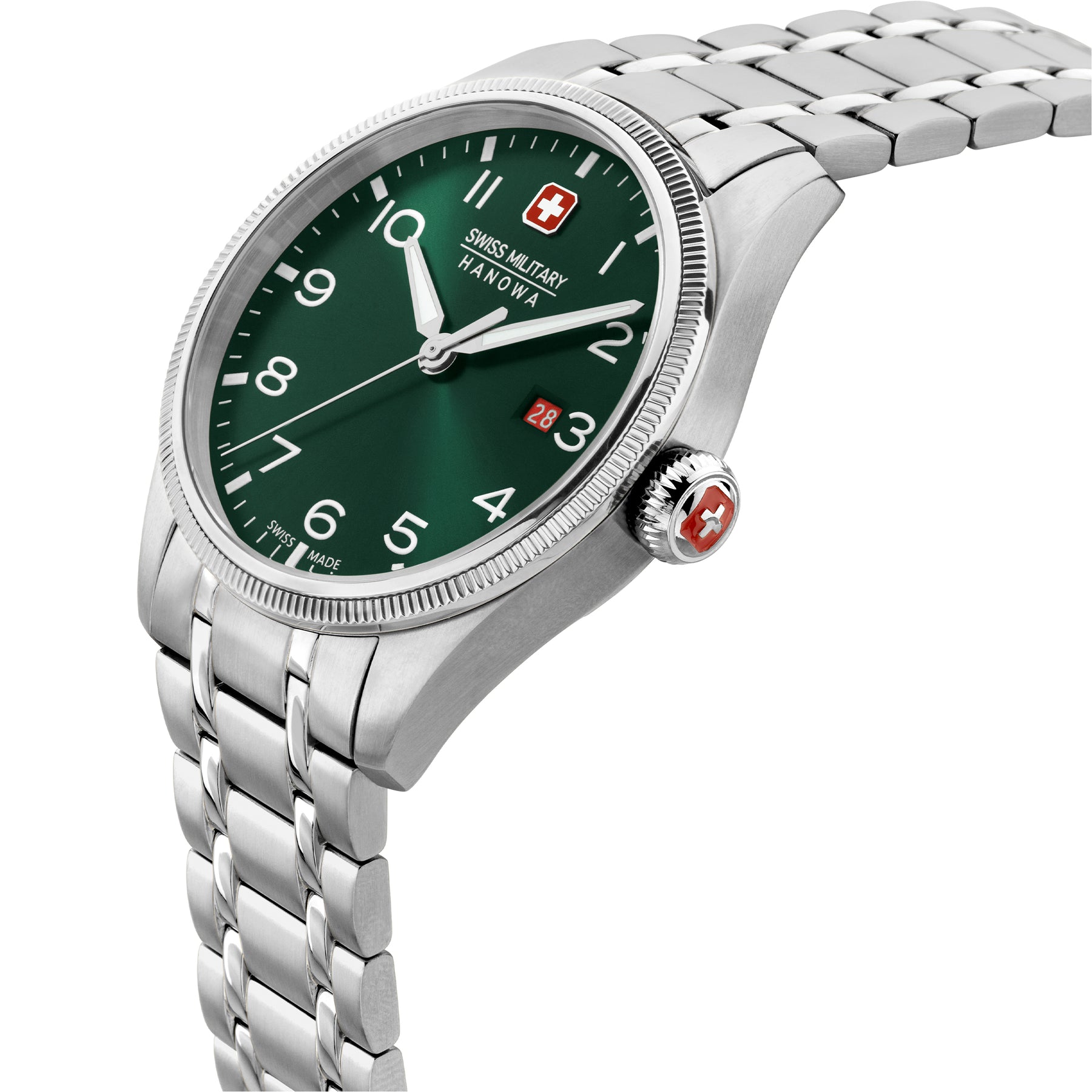 Swiss Military Hanowa Thunderbolt Green Dial Watch for Men - SMWGH0000803