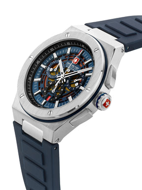 Swiss Military Hanowa SMWGO0000902 - Mission Xfor-02 Swiss Made Blue Watch For Men