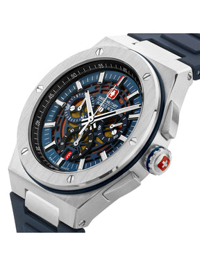 Swiss Military Hanowa SMWGO0000902 - Mission Xfor-02 Swiss Made Blue Watch For Men