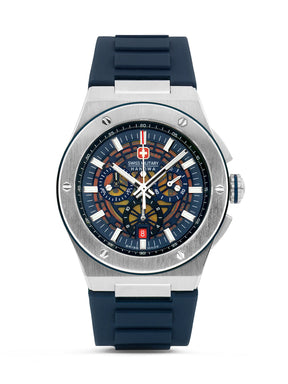 Swiss Military Hanowa SMWGO0000902 - Mission Xfor-02 Swiss Made Blue Watch For Men