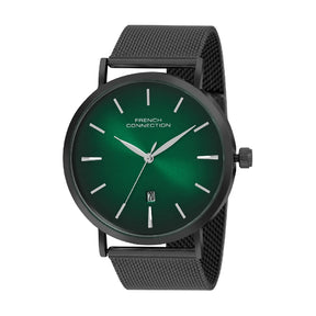 French Connection Analogue Green Dial Men's Watch -FCN086NBN