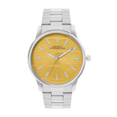 French Connection Analogue Mustard Dial Men's Watch -FCN091YSM