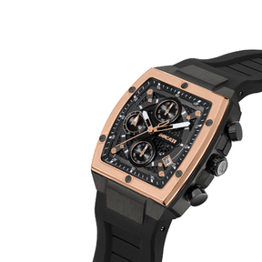 Ducati Chronograph Quartz Watch With Black Silicon Strap