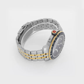 SWISS MILITARY HANOWA BLACK MARLIN BLUE ROUND DIAL ANALOG WATCH FOR Men's SMWGH0001760