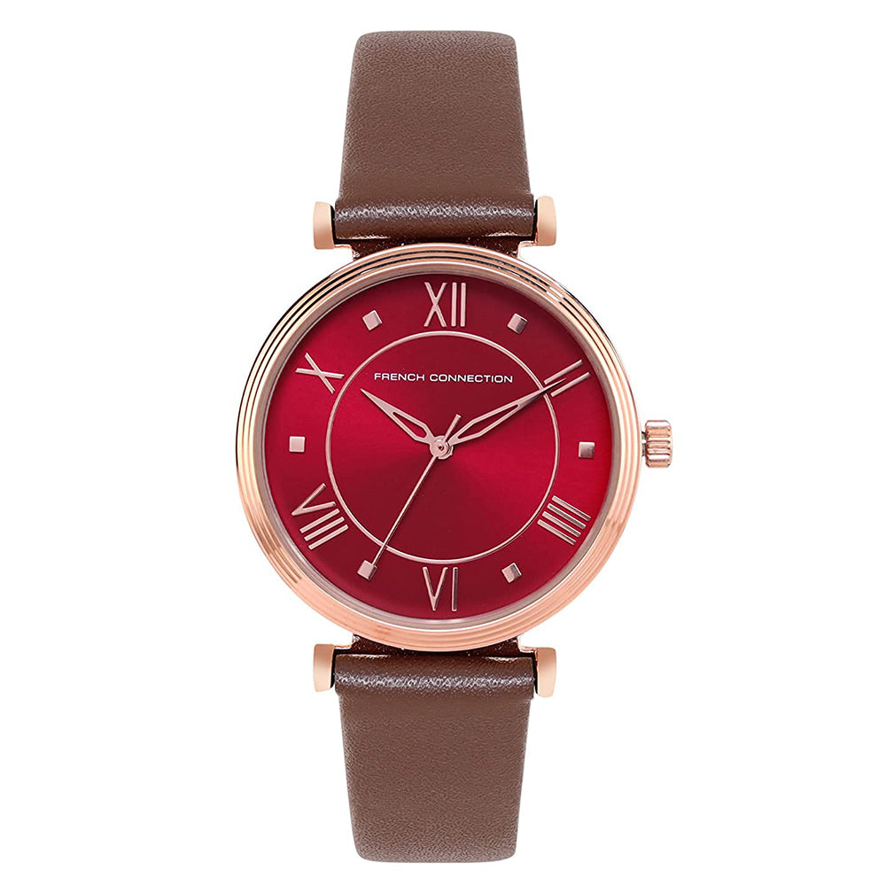French Connection FCP32BRL Mirage Maroon Dial Women's Analog Watch