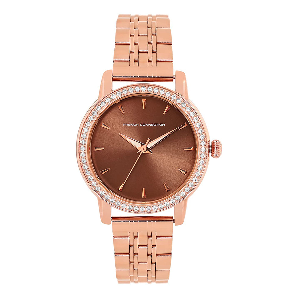French Connection Spring-Summer 2021 Analog Brown Dial Women's Watch-FCP25BRGM
