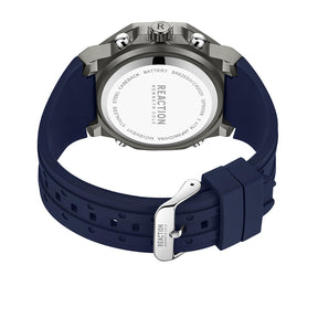 Kenneth Cole Reaction Analog Digital Black Silicon Strap Casual Watch for Men's - KRWGP9005601