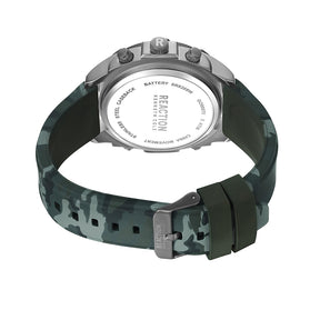 Kenneth Cole Reaction Chronograph Green Green Silicon Strap Sports Wear Watch for Men's - KRWGO9007002