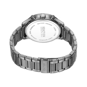 Kenneth Cole Reaction Chronograph Gun Gun Stainless Steel Bracelet Casual Watch for Men's - KRWGI9006803