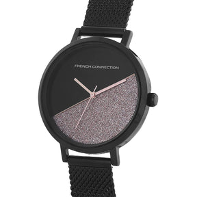 French Connection Spring-Summer 2021 Analog Black Dial Women's Watch-FCN0008I-R