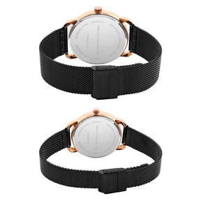 French Connection Rose Gold Pair Watch-FCN00011D