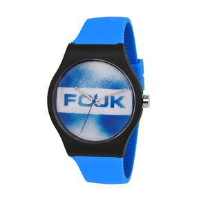 FCUK Analog Blue Dial Watch For Men - FC176U