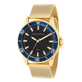 French Connection Black Dial Analog Watch For Mens - FCE23GM