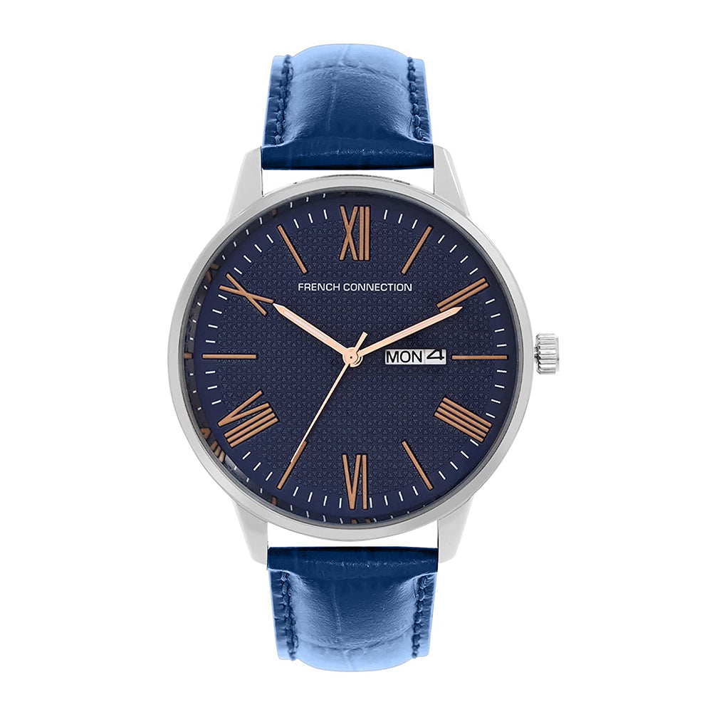 French Connection Analog White Blue Men's Watch FCL25-C