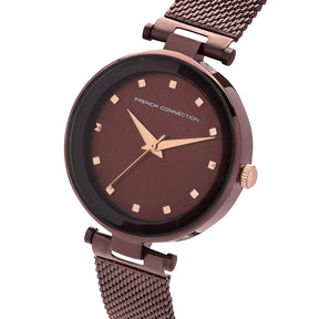 French Connection Analog Brown Dial Women's Watch-FCN00029C